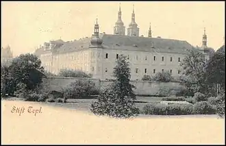 L'abbaye en 1891
