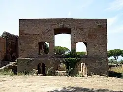 Image des vestiges du caldarium des thermes taurins