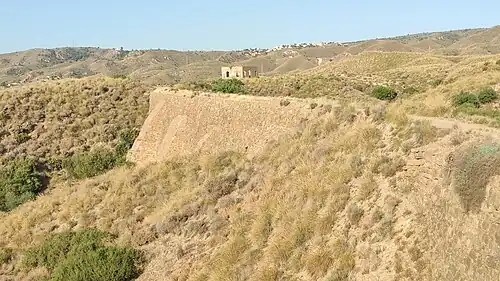 Remblais du chemin de fer Bédar - Garrucha