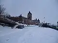 La Terrasse Dufferin sous la neige, en février 2014.