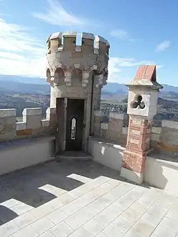 Terrasse de la tour Magdala.