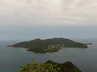 Vue de Terre-de-Bas depuis Terre-de-Haut.