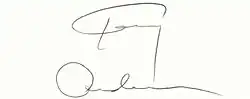 signature de Terry Anderson