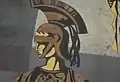 Détail : tête de centurion.