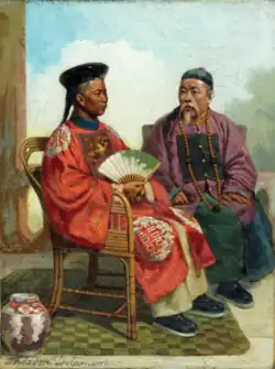 Conversation orientale.