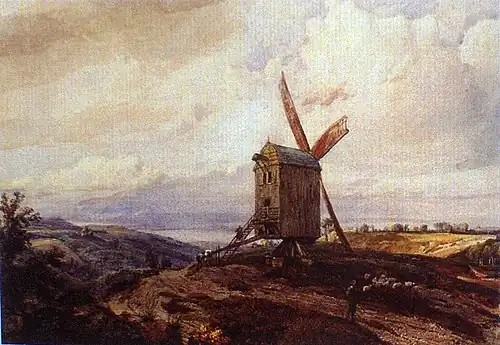 Un moulin à vent, 1857Musées royaux des Beaux-Arts de Belgique