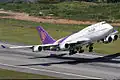 Thai Airways International Boeing 747-400 taking off Phuket International Airport.jpg