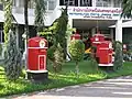 Anciennes boîtes aux lettres de Thaïlande.