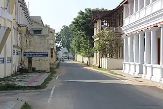 King's Street (Kongensgade), en perspective la Porte de ville.