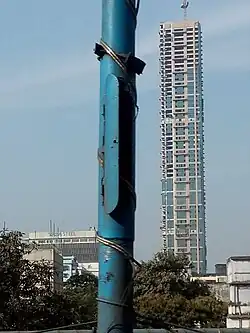 The 42, vue en construction de loin - Août 2016.