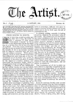Une du premier numéro (15 janvier 1880)
