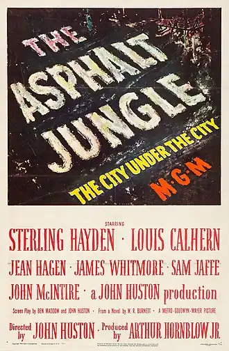 Description de l'image The Asphalt Jungle (1950 poster).jpg.