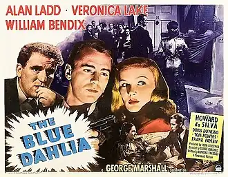 Description de l'image The Blue Dahlia 1946 poster.jpg.