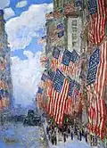The Fourth of July, 1916, huile, 1916