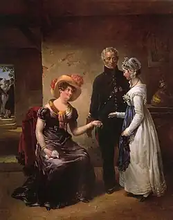 La Générosité de la duchesse d'Angoulême (1821), collection privée.