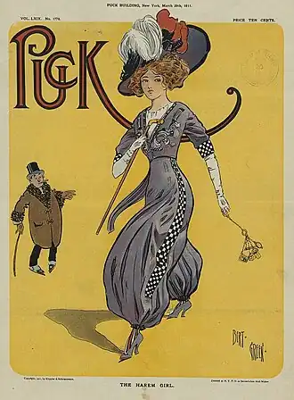 « The Harem Girl » par Bert Green (29 mars 1911)