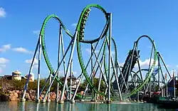 Description de l'image The Hulk Coaster (5143123646).jpg.