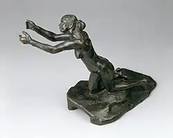 L'Implorante, 1898, the Met, vue de haut.