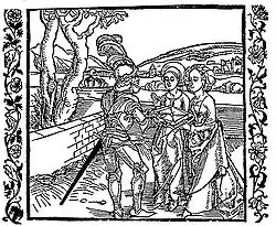 Geoffroi de La Tour Landry, représenté avec ses filles par Albrecht Dürer.