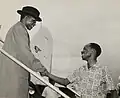 Banda avec Julius Nyerere de Tanzanie