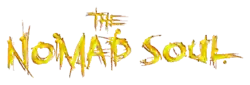 The Nomad Soul est inscrit en lettres jaunes.