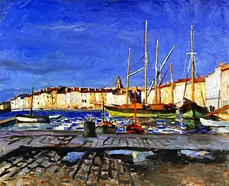 Le Port de Saint-Tropez, 1905, Albert Marquet