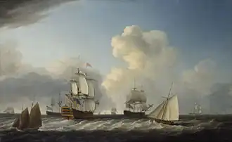 illustration de HMS St George (1785)