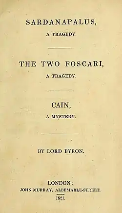 Image illustrative de l’article Caïn (Byron)