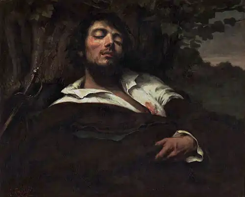 Gustave Courbet,L'Homme blessé,1840