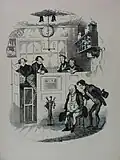 M. Pickwick et Sam Weller chez l'avocat.