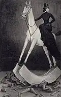 Femme à cheval, 1901