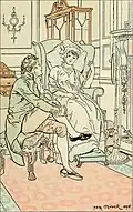 Illustration pour Orgueil et Préjugés (1898)