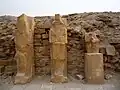 Statues inachevées du complexe funéraire de Djéser.