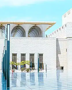 La cour de la Mosquée.