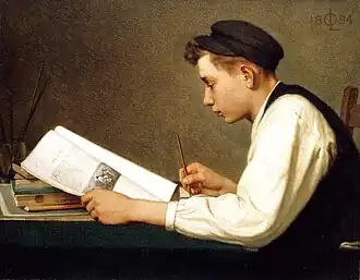 Le Jeune Étudiant (1894), Musée des beaux-arts du Canada, Ottawa