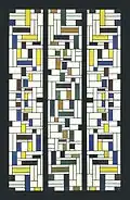 Theo van DoesburgVitrail Composition IV, 1917.