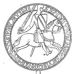 Sceau de Thibaut&nbsp;III de Champagne.