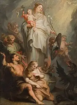 La glorification de la Vierge, 1663, collection privée.
