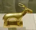 Figurine d'ibex en or