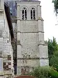 Clocher, côté ouest.