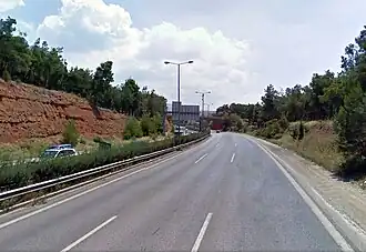 La rocade de Thessalonique.