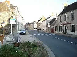 La route de La Châtre en 2012.