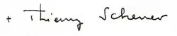 Signature de Thierry Scherrer