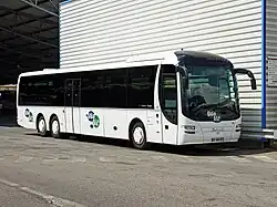 Autocar transfrontalier aux couleurs Vilavil, en vigueur de 2008 à 2013.