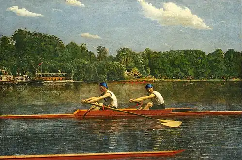 La Course des frères Biglin, 1872National Gallery of Art, Washington