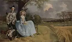 Thomas Gainsborough - Mr and Mrs Andrews (1750)