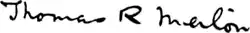signature de Thomas Merton