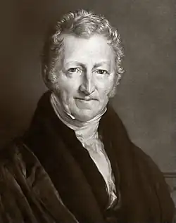 Portrait de Thomas Malthus
