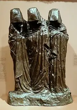 Trois Saintes Femmes auprès du tombeau (1896), bronze, Middlebury, musée du Middlebury College.