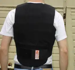 Protège-dos vue de dos.